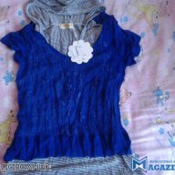 Намаление Нова блузка S&charm синя s-l, снимка 4 - Тениски - 10859851