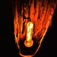 Уникална дървена лампа тип „Винтидж“-2, снимка 16 - Настолни лампи - 18073082