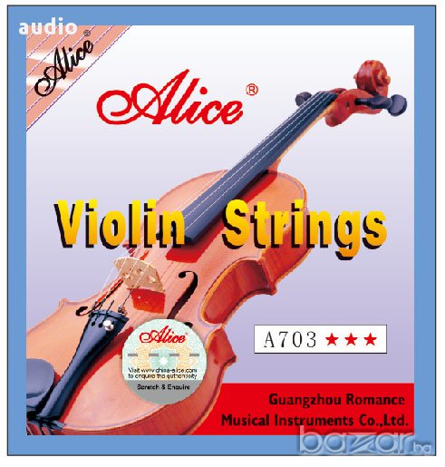 Струни за цигулка Alice A703, снимка 1