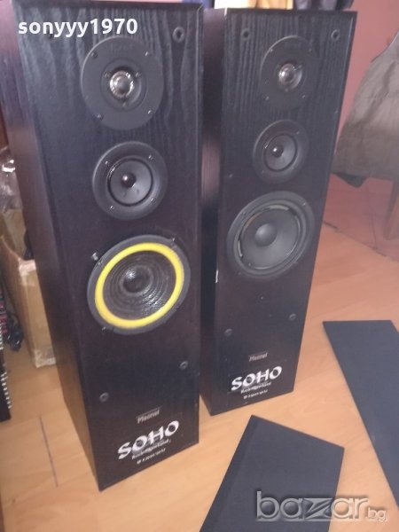 magnat 3-way-220w/4/8ohm-2бр-80х27х22см-внос швеицария, снимка 1