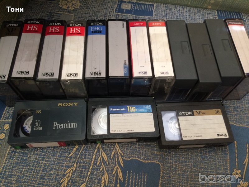 JVC,Panasonic,TDK,SONY,maxell,EMTEC.VHS., снимка 1
