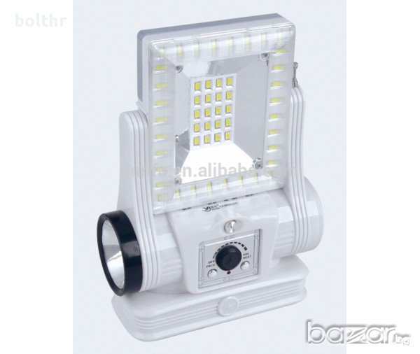 Многофункционална LED къмпинг лампа с Радио и USB Yajia YJ-5855, снимка 1