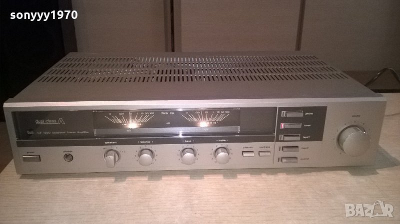 dual cv1260 amplifier-made in japan-2x80w-внос швеицария, снимка 1