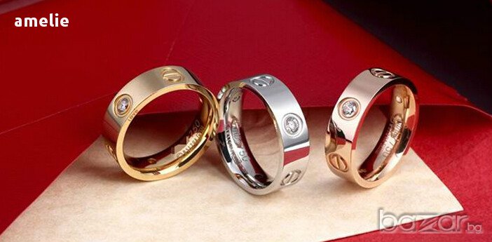 Дамски пръстен Cartier LOVE реплика, снимка 1