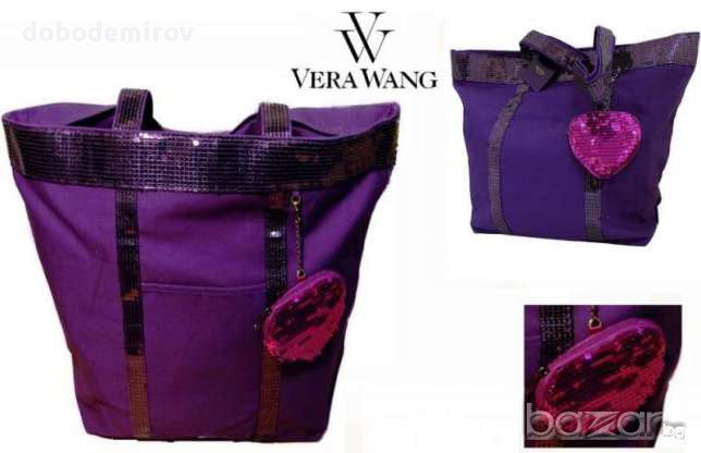 Нова лятна дамска чанта с портмоне VERA WANG , снимка 1