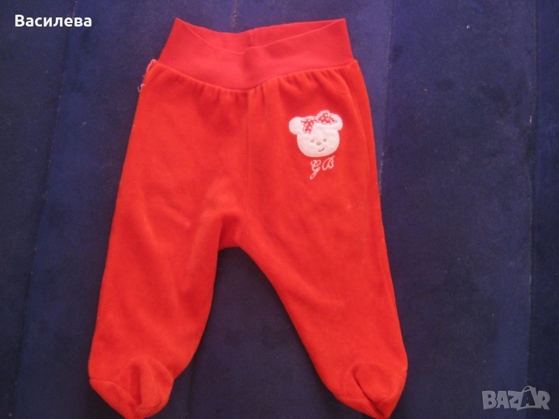 Плюшени червени ританки 50-56, снимка 1