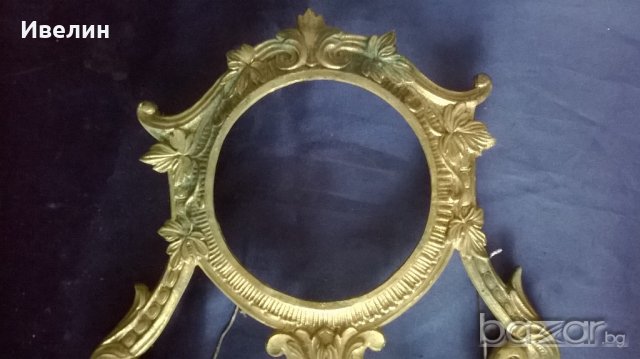 стара барокова апликация, снимка 3 - Антикварни и старинни предмети - 20873920