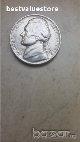 Монета 5 Американски Цента 1987г. / 1987 5 US Cents KM# 192 Schön# 196, снимка 3 - Нумизматика и бонистика - 15470176