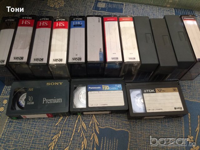 JVC,Panasonic,TDK,SONY,maxell,EMTEC.VHS.