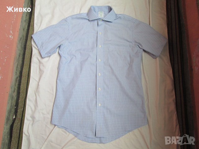 Brooks Brothers мъжка риза къс ръкав размер 15 1/2.