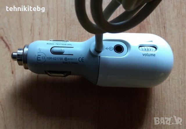 ⭐⭐⭐ BELKIN ⭐⭐⭐ Оригинално iPod/iPhone зарядно за кола,с възможност за преслушване на музика, снимка 2 - Други - 23998693