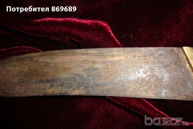 стар български нож-ръчно кован!-автентичен-находка!!!!, снимка 4 - Антикварни и старинни предмети - 9465918