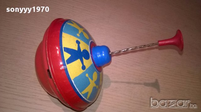 Ретро пумпал-метален с механизъм-15/25см, снимка 10 - Антикварни и старинни предмети - 13661033