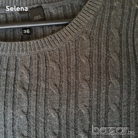 плетена блуза Н&М с къс ръкав, снимка 2 - Блузи с дълъг ръкав и пуловери - 20590445