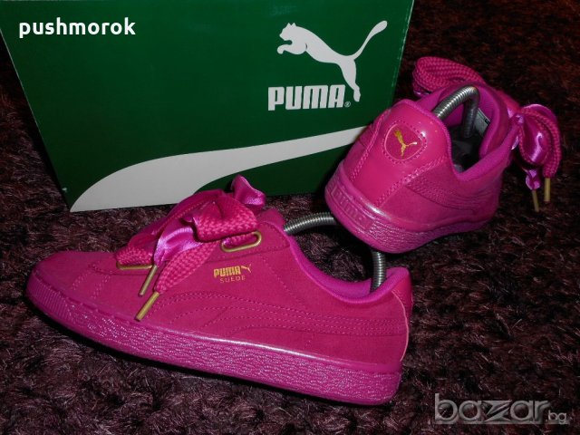 Puma Suede Heart Satin Wmns, снимка 12 - Кецове - 21461674