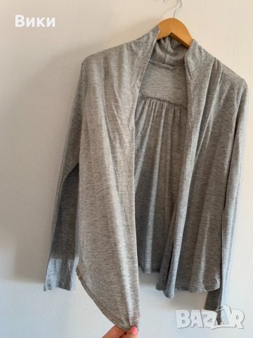 Сива жилетка, снимка 3 - Жилетки - 24615151