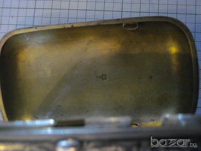 Табакера сребърна - 108,9 гр., снимка 5 - Антикварни и старинни предмети - 7619412