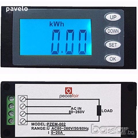 Ватметър 20А- 6KW , снимка 4 - Други инструменти - 20677207