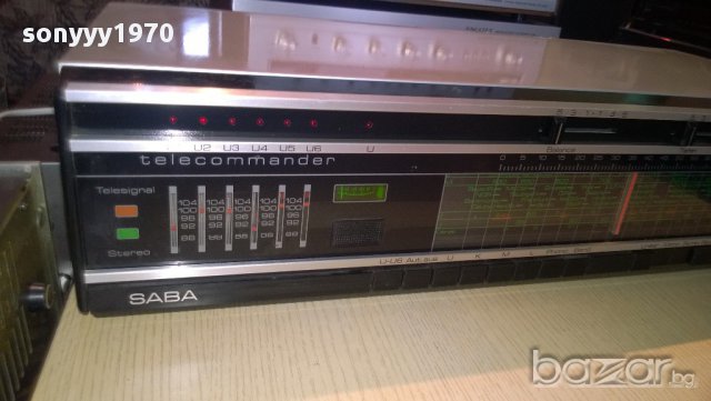  saba hi-fi studio 8061 telecommander k-внос швеицария, снимка 11 - Ресийвъри, усилватели, смесителни пултове - 9167618