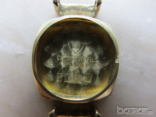 златен дамски часовник TISSOT, снимка 4 - Дамски - 6651429
