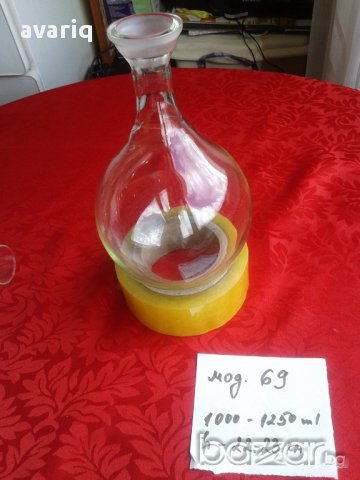 Колба 1 л облодънна. м.69, Лабораторна стъклария , снимка 4 - Лаборатория - 16391437