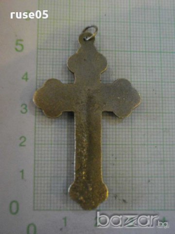 Кръст бронзов стар - 10,9 гр., снимка 2 - Други ценни предмети - 10250935