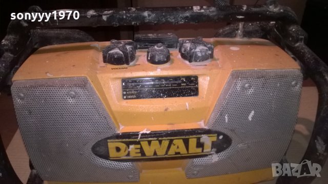 dewalt-made in germany-строително радио-внос англия, снимка 9 - Ресийвъри, усилватели, смесителни пултове - 23429379