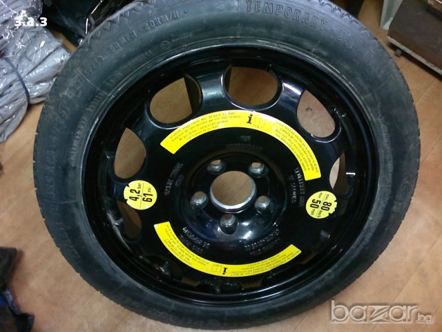 Резервна гума патерица за ауди и мерцедес 15, 16, 17, 18, 19, и 20 цола , снимка 5 - Гуми и джанти - 13534598