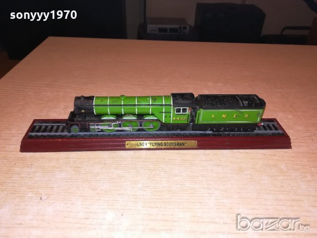 lner flying scotsman-ретро колекция-внос швеицария-30х6х5см, снимка 6 - Колекции - 20894089