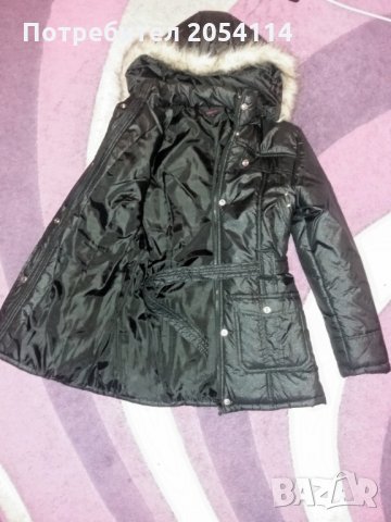 Дамско зимно яке с брокат , снимка 4 - Якета - 23050558