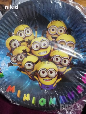 Minions Миньоните 10 бр парти чинии чинийки, снимка 2 - Чинии - 18226061