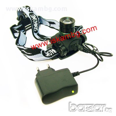 Акумулаторен LED фенер челник 500lm, снимка 5 - Други спортове - 13303572