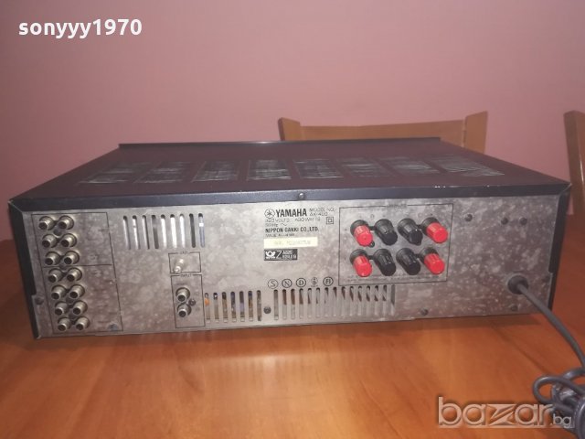 yamaha stereo amplifier-made in japan-внос швеицария&, снимка 11 - Ресийвъри, усилватели, смесителни пултове - 20980449