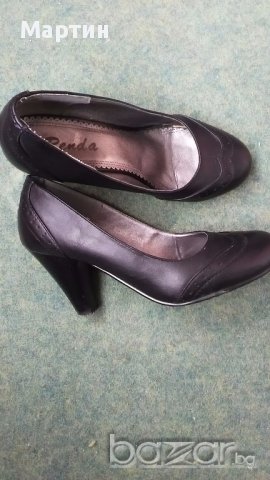 Обувки номер 38 - дамски и са обувани само веднъж - без забележки, снимка 6 - Дамски обувки на ток - 17937132