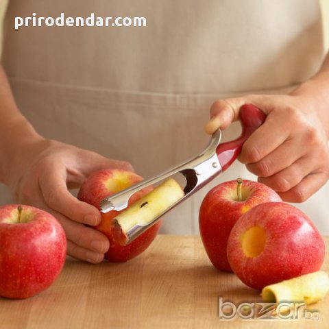 Нож за почистване на ябълки Apple Corer, снимка 4 - Прибори за хранене, готвене и сервиране - 13366557