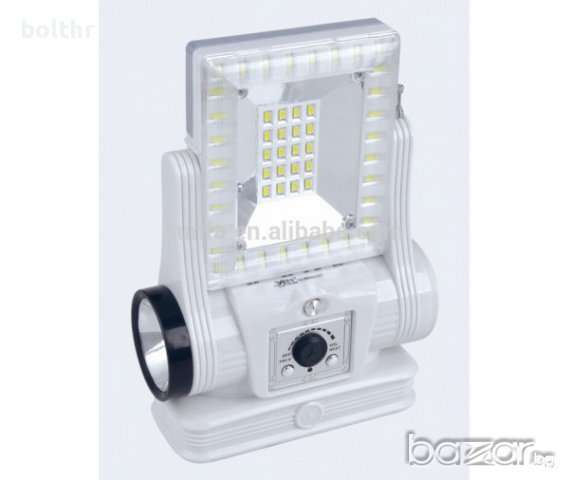 Многофункционална LED къмпинг лампа с Радио и USB Yajia YJ-5855, снимка 1 - Къмпинг осветление - 16174244