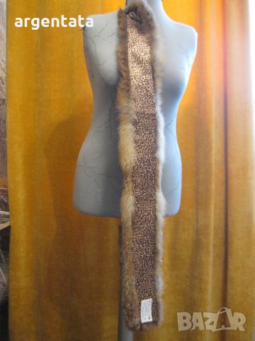 Нова яка от естествен косъм - Огнена лисица №1, снимка 6 - Палта, манта - 24371768