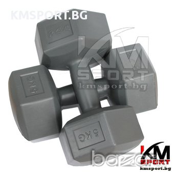 Нови pvc гирички по 1кг,2кг,3кг ,4кг и 5кг // Гумирани разглобяеми дъмбели, снимка 4 - Фитнес уреди - 17313482