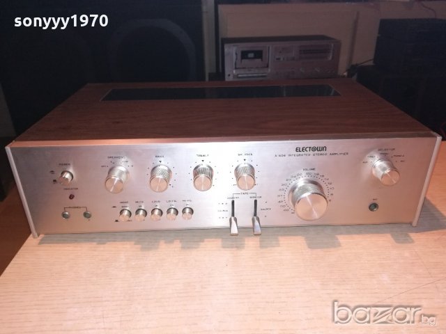 &electown a-606 amplifier-made in korea-внос швеицария, снимка 9 - Ресийвъри, усилватели, смесителни пултове - 20196477