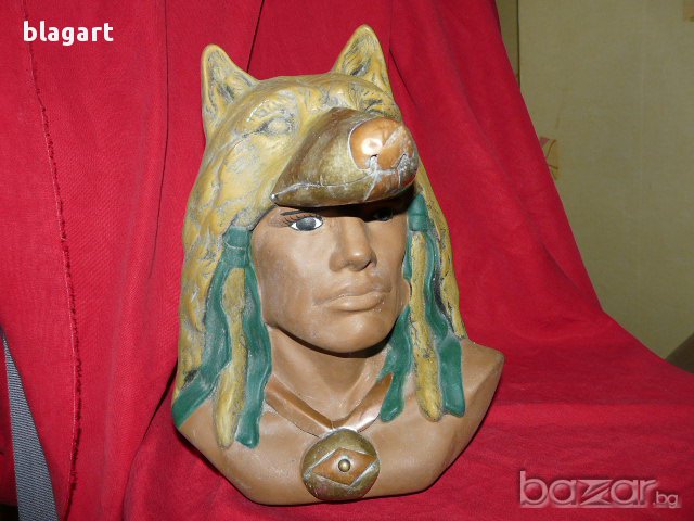 Керамика статуетка,Човекът-вълк
