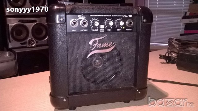 Fame pl-10 gitar amplifier-24/24/15см-внос швеицария, снимка 1 - Китари - 15093776