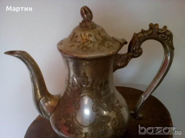 1933г. Посребрена масивна  - Кана - 1 бр. ( 777925) , снимка 2 - Други стоки за дома - 18307006