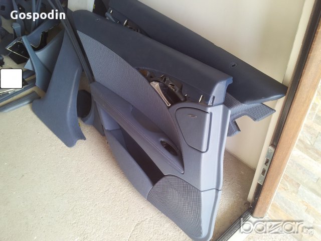 Интериор син салон на Мерцедес Е класа W211, снимка 4 - Части - 10863484