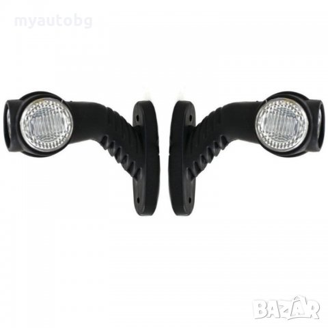 Габарити за камион рогчета LED 24V 3 светлини 2 броя кръгли