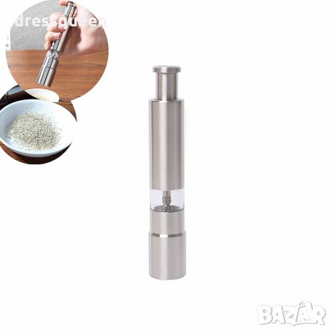 1947 Мелничка за сол и пипер тип Помпа, снимка 2 - Прибори за хранене, готвене и сервиране - 23495704