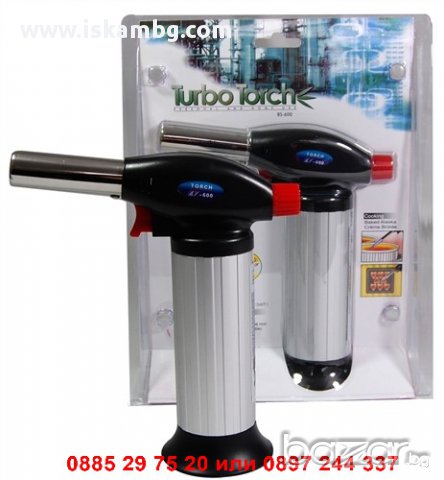 Газова горелка Turbo Torch BS-600, снимка 7 - Други инструменти - 12394682