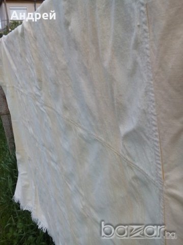 Кенарена покривка за легло, снимка 5 - Антикварни и старинни предмети - 18268387