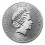 Нова сребърна монета 5$ от 2015 г. с костенурка 2 oz 999 проба сребро, монети чиста проба, снимка 2