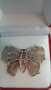 Сребърна брошка пеперуда-5,0гр/925, снимка 1 - Колиета, медальони, синджири - 22927153
