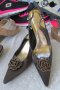 елегантни 39 - 40 дамски обувки Stuart Weitzman original от фин сатен , сандали, GOGOMOTO.BAZAR.BG®, снимка 7